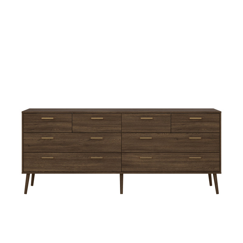 Commode double 8 tiroirs 77 po