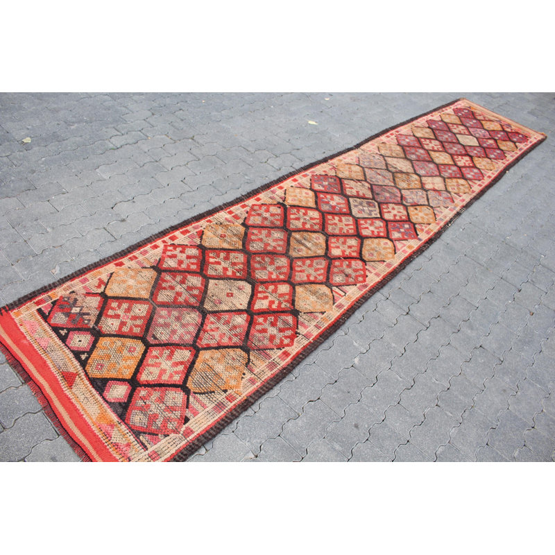 Tapis rouge Vintage Herki