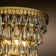 Abianna 3-Lights 12" Teardrop Glass Flush Mount Ceiling Light