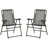 Set of 2 folding camping chairs with armrests-881203473