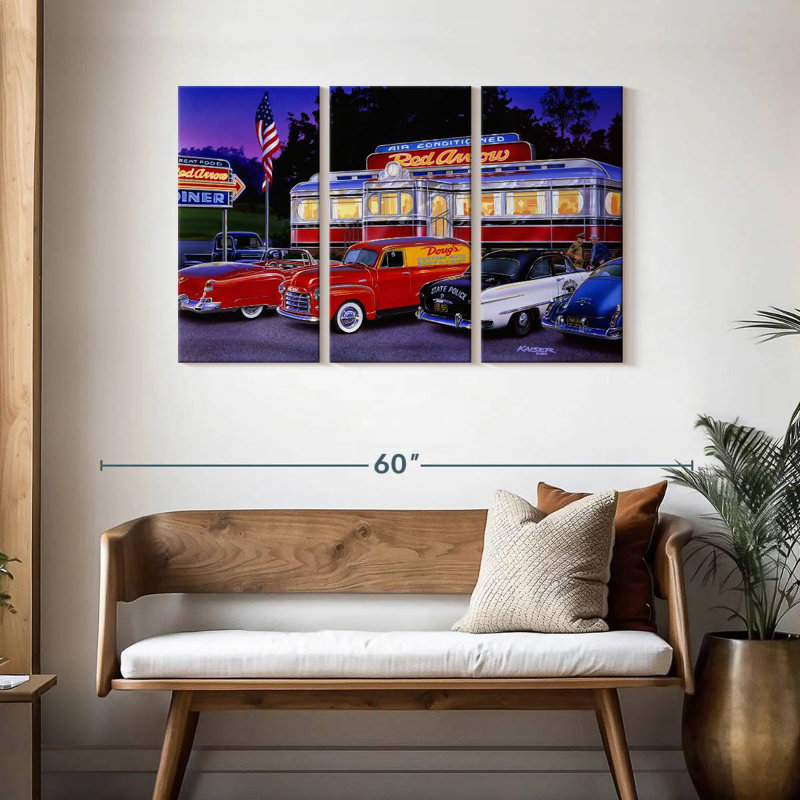 Mehar Red Arrow Diner, 28" H x 45" W