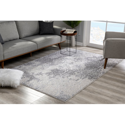 Tapis crème / gris Charlotta