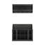 Arbre d'entrée pour vestibule avec rangement pour chaussures et crochets muraux, noir, crochet de 6,6 lb, portemanteau chic à options réglables, capacité, support de banc de 176 lb-209633306