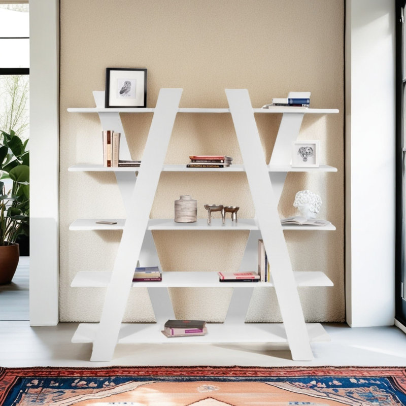 Simple Home Bookcase, White
