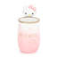 Lorenso Pink Ombre Lotion Pump And Tumbler Set