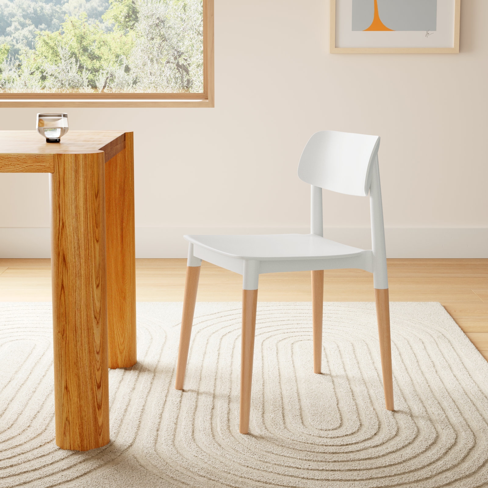 Jago 17.7'' H Side Chair, White, 2