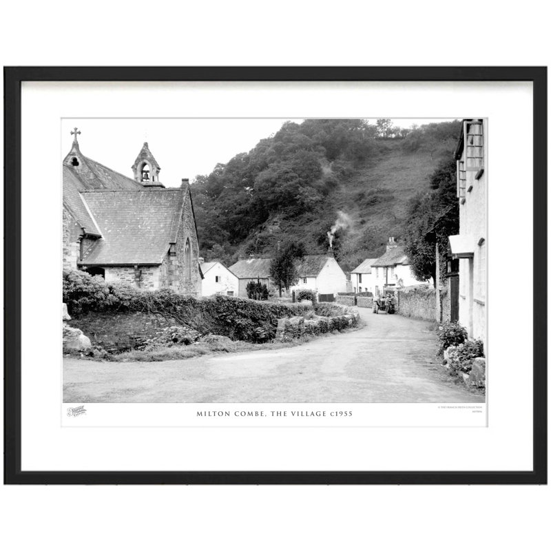 Milton Combe, The Village C1955 by Francis Frith - Single Picture Frame Print, 60cm H x 80cm W x 2.3cm D