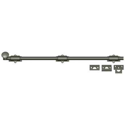 Deltana 24SB15A 24" Surface Bolt, HD in Antique Nickel