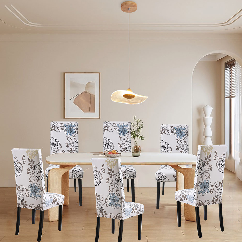 Box Cushion Dining Chair Slipcover (Set of 6) Latitude Run®