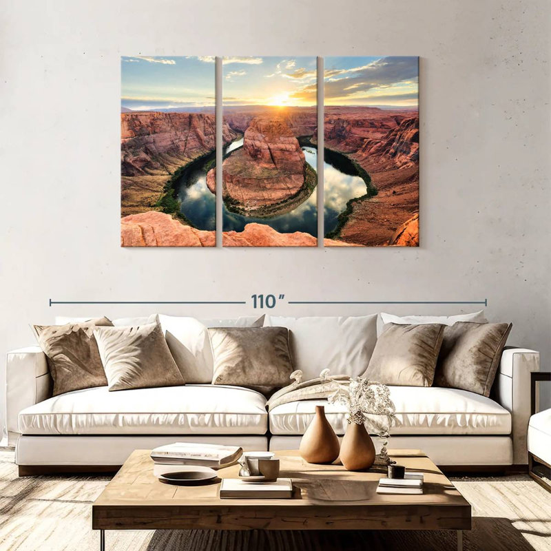 Alvord Horseshoe Bend Canyon, H 48 po x l 74 po