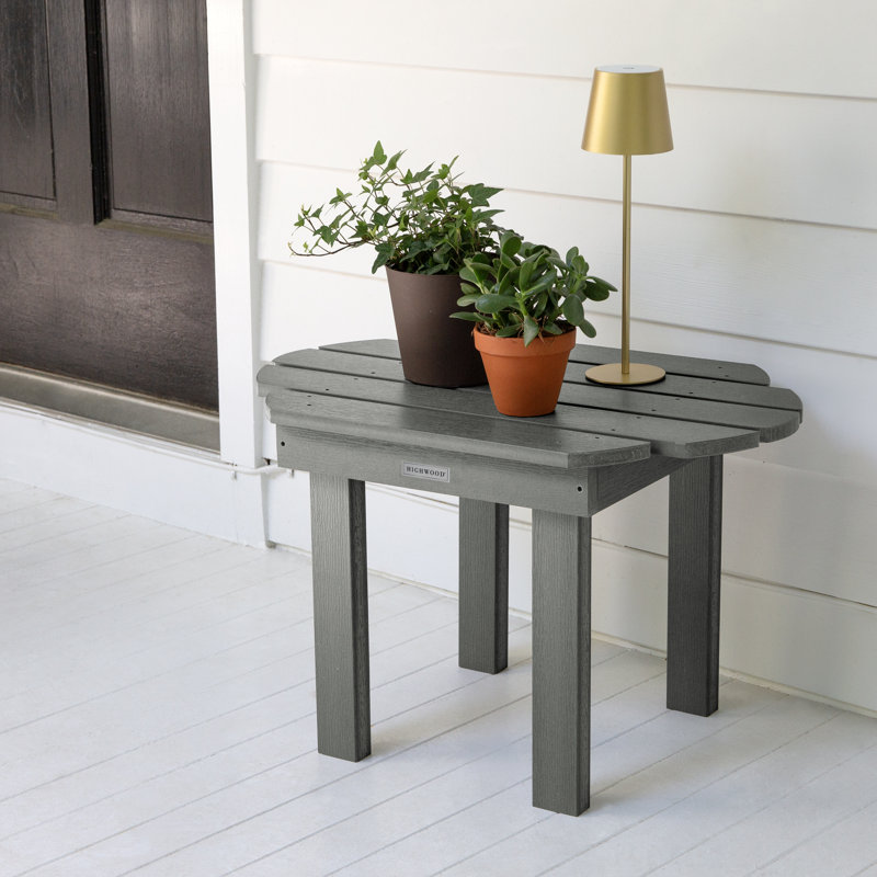 Anette Outdoor Side Table , 27'' in. W 18'' in. D, Coastal Teak