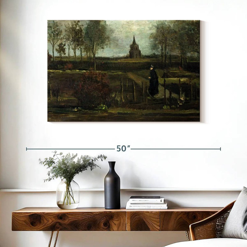 Le jardin Parsonage à Nuenen, H 26 po x l 39 po