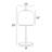 Lampe de table dorée 23 "Louver