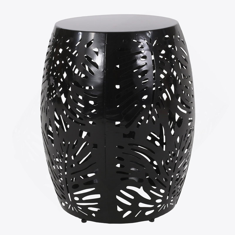 Table de bout en métal - Grand, Noir