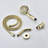 High Shower Head - Gold, 5 Modes, Quality Plastic, Heat , Easy Clean, Wall Mounted Gold Handheld Spray Abs & , Safe , To Install, Consistent Spray, Water Saving-121628176