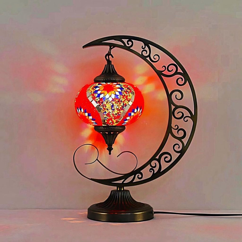 Turkish Stained Glass Mosaic Table Lamp