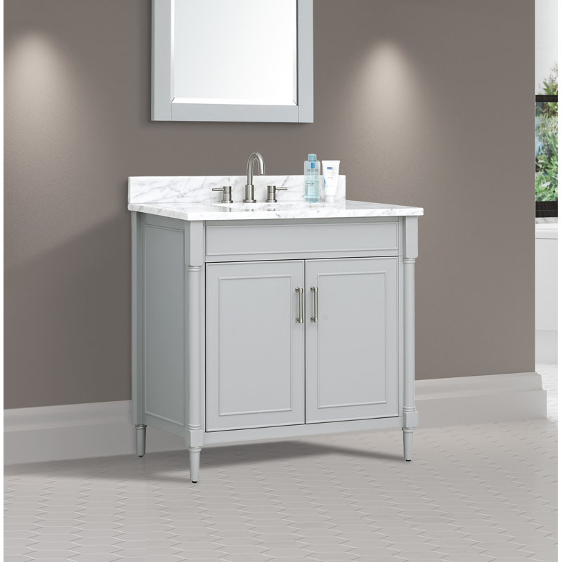 Bristol 37'' W Single Vanity, Navy Blue