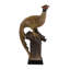 Julius PHEASANT 37cm Carved Wood Effect