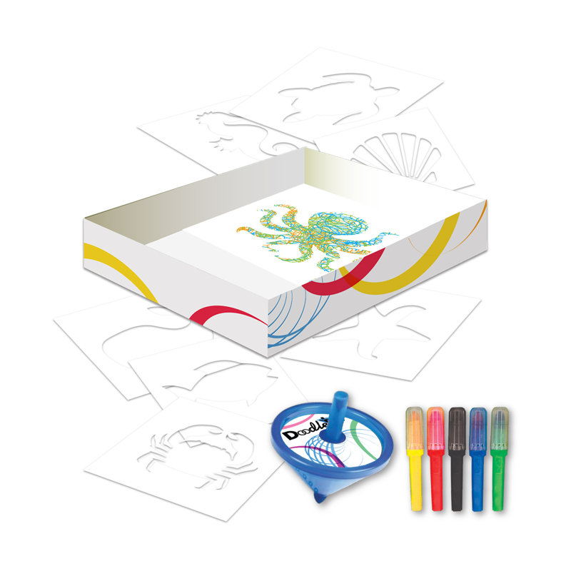 Ensemble de pochoirs Doodletop Sea Life