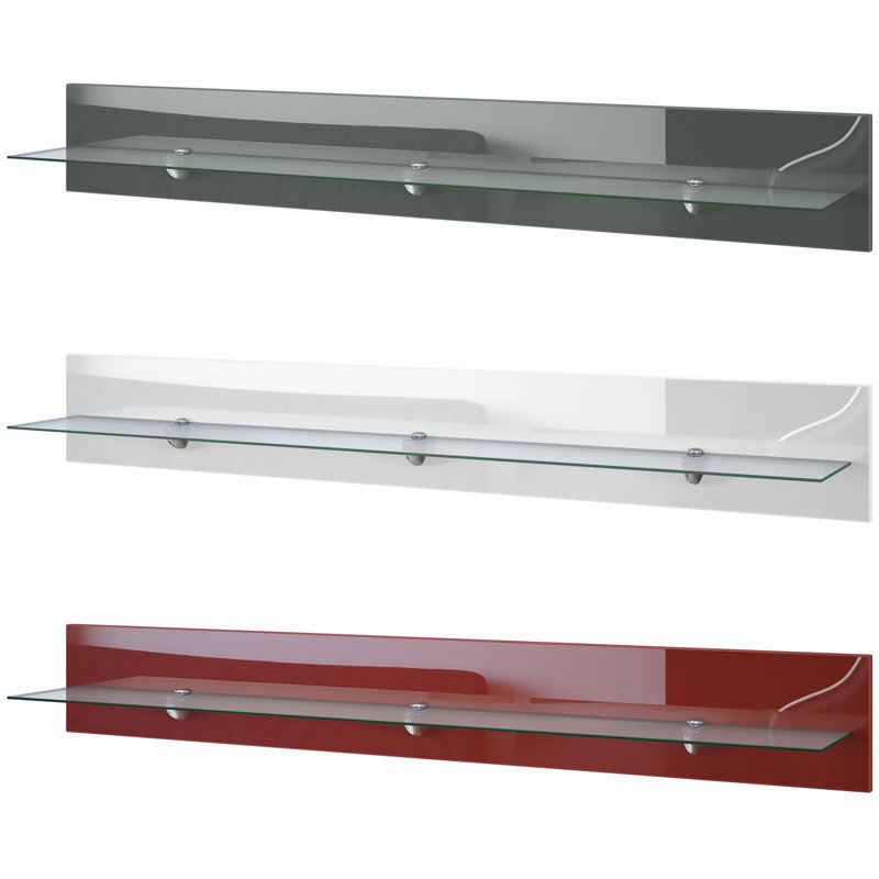 Mccloskey Floating Shelf, Oak, 20cm H x 146cm W x 19cm D