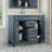 This Single-Sink Bathroom Vanity With A Top Sink Is Paired With A Modern Storage Cabinet With 2 Soft-Closing Doors And 2 Drawers. It Provides Practical And Convenient Storage, Efficient Space Utilization, And Is Both Beautiful And Functional.-396678571