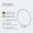 Circle 15 in. Modern Integrated LED Table Lamp with 3-Way Dimming and USB Charging Port, White Finish-1326593086