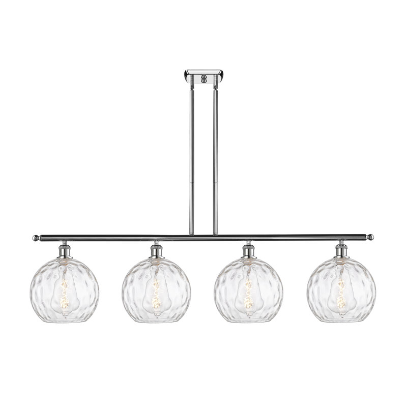 Cindi 4 - Light Kitchen Island Pendant, LED, Polished Chrome