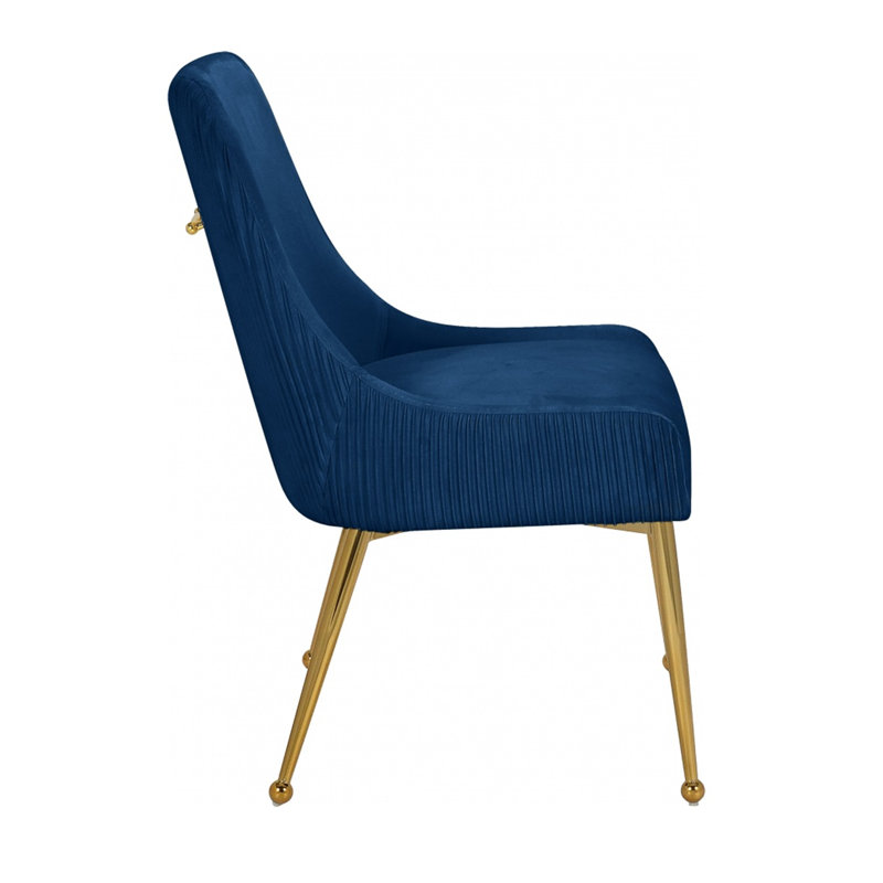 Chaise de salle à manger Elidet, Bleu
