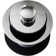 14" Black Polypropylene Pull To Open Bathtub Leg Drain Assembly with Two-Hole Overflow