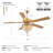 52"/62" Crystal Ceiling Fan Fandelier With Lights-808089646-808089651