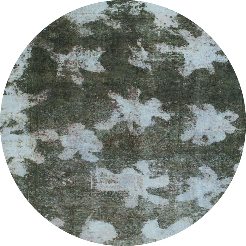 Stockertown Abstract Indoor Rug, Round 5'