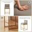 Chaises modernes pour îlot de cuisine de 26 po pour la maison, similicuir rembourré avec dossier, structure en métal noir robuste, assemblage facile-597734790-597734794-597734789
