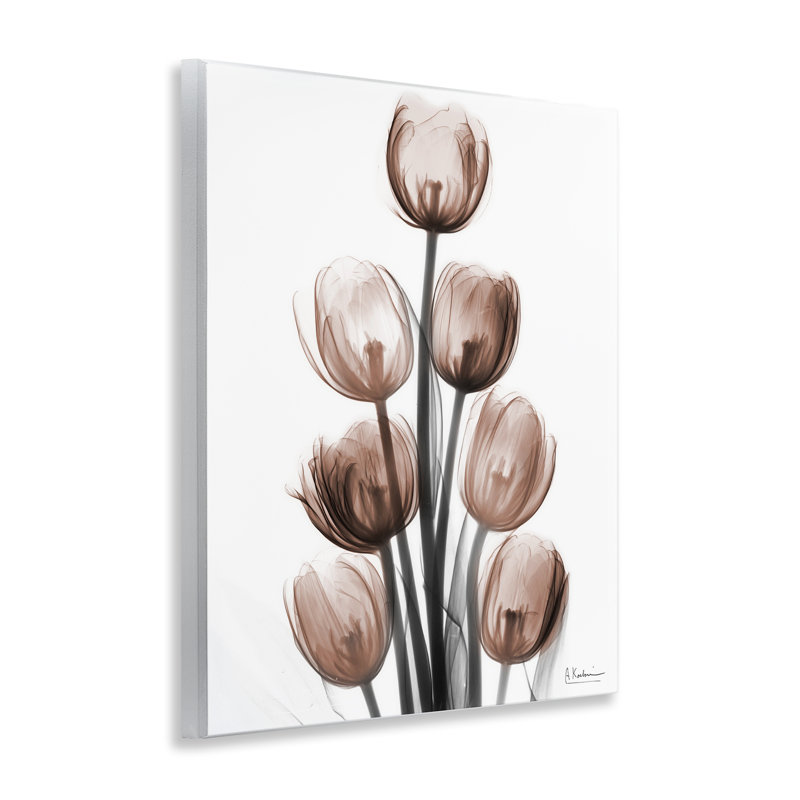 «Delightful Mocha Tulips», art mural par Albert Koetsier