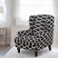 Housse de canapé pour tabouret 2 pièces à imprimé tigre - Housses pour fauteuil à oreilles, détachables et lavables-1676284470