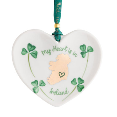 My Heart is in Ireland Hanging Ornament