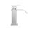 6" Bathroom Faucet In Brushed Nickel, Deck-Mounted, Single Lever Handle, , Stainless Steel 304 For Luxury Bathrooms Deck-Mounted Sink Tap, Durableness-121720625