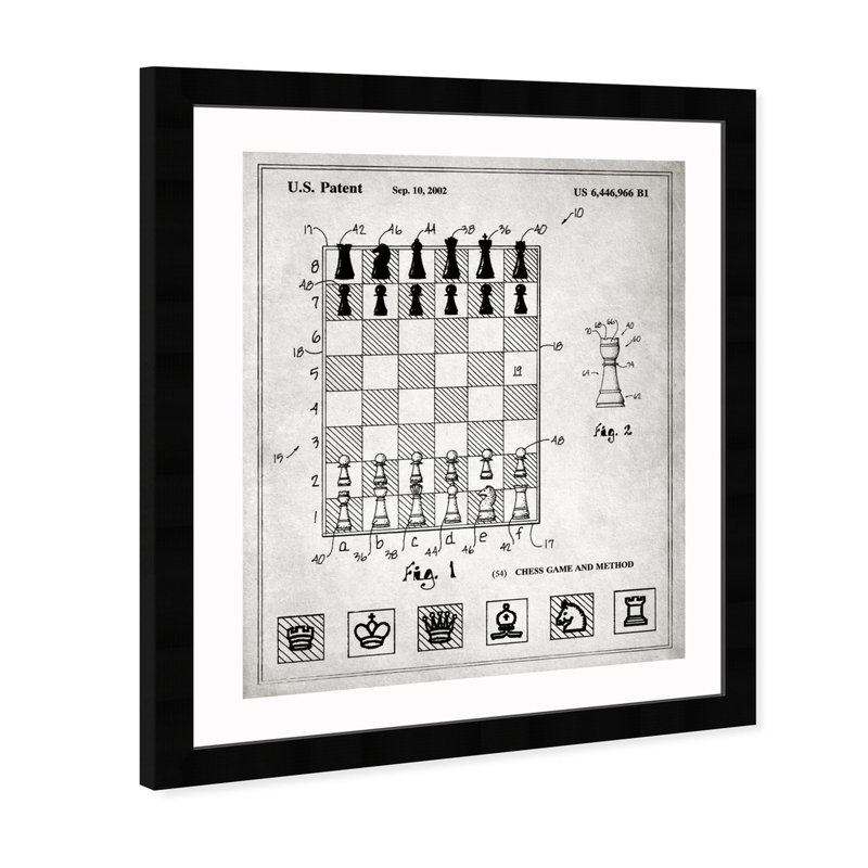 Chess Game and Method 2000 - Cadre photo, impression sur papier, H 34 po x l 28 po