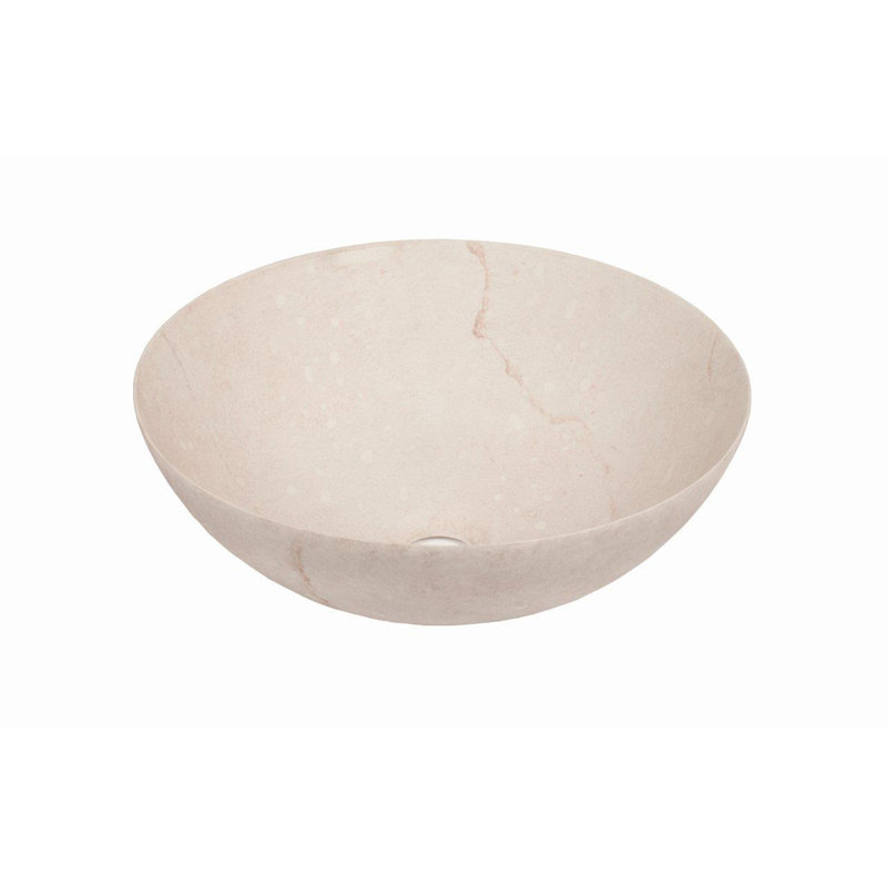 RITA & LOLA Home 400mm L x 400mm W Porcelain Circular Sink
