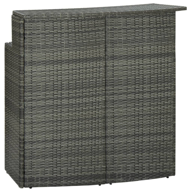 Table de bar Jasso, gris