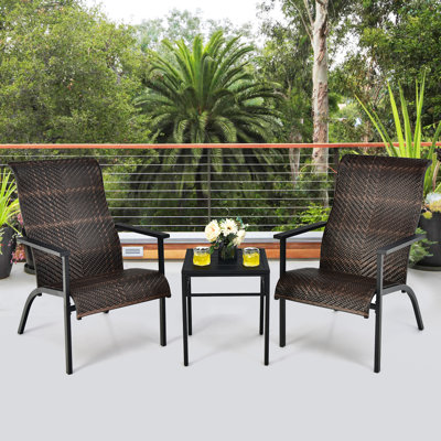 Anatol 2 - Person Patio Conversation Set