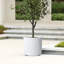 Pot de fleurs rond vert côtelé de 17,3 po Greenebaum-1286466874-1286466877