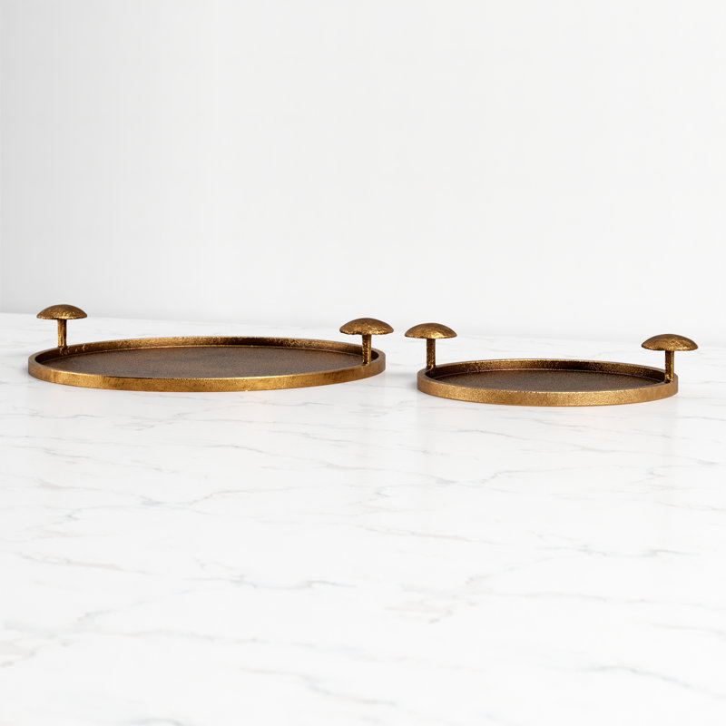Callum Aluminum Tray - Set of 2