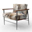 Geometric Profondeurs I - Fauteuil d'appoint rembourré abstrait-1216851977