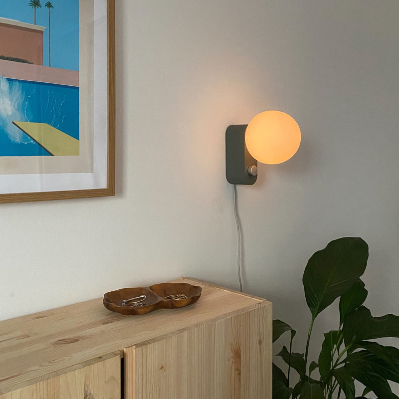 Alumina Multi-Use Lamp In Sage, White