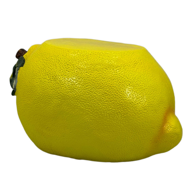 Tabouret citron jaune, support pour plantes en polyrésine 45,7 cm (18 po) de long