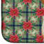 Tapis de séchage orange et blanc Brittany Christmas PoinsettIas