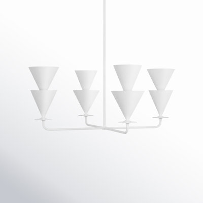 Deckland 4 - Light Metal Dimmable Chandelier