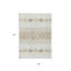 Tapis intérieur / extérieur lavable beige et taupe 5 pi x 8 pi Southwestern
