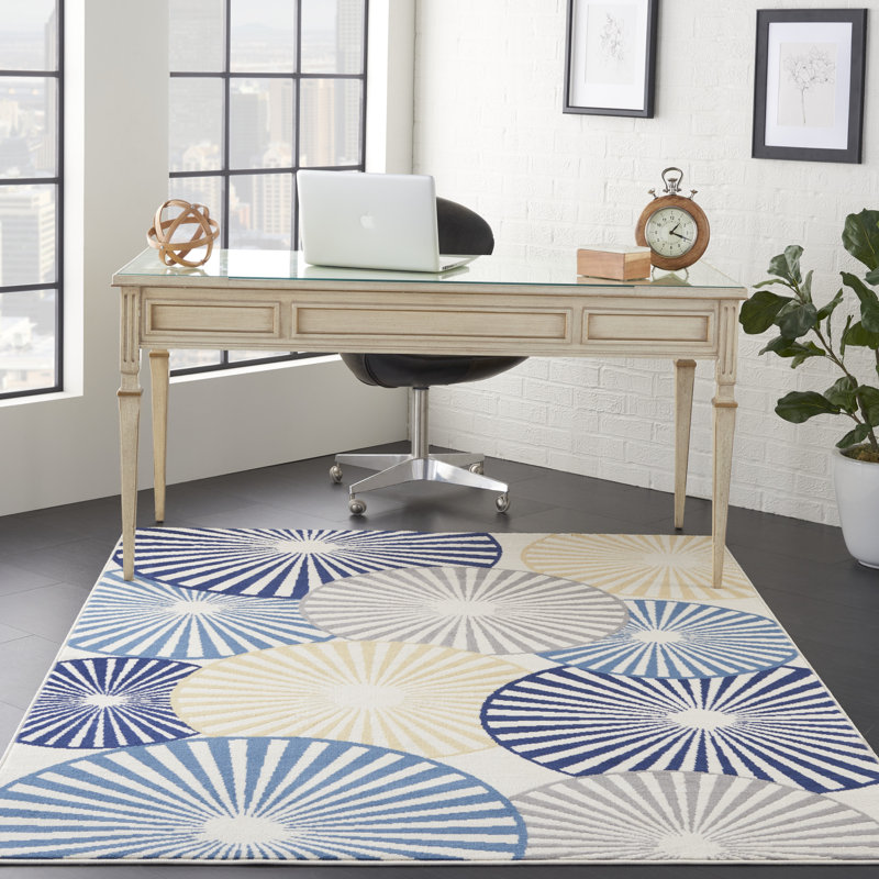 Tapis blanc Bo, Rectangle 3 pi 9 po x 5 pi 9 po