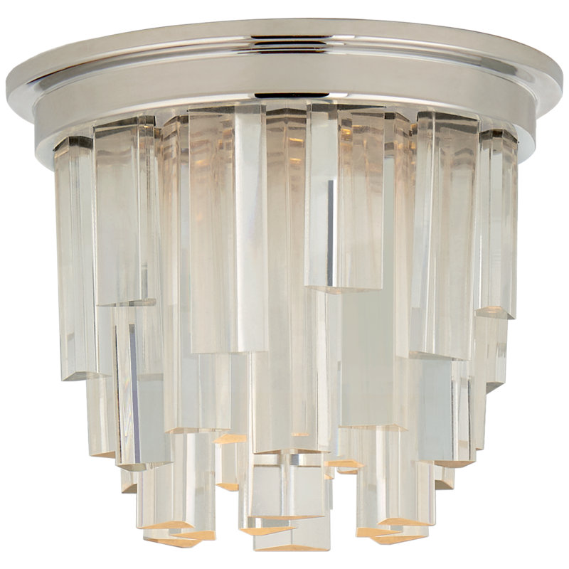 Breck 1 - Light LED Flush Mount, Polished Nickel